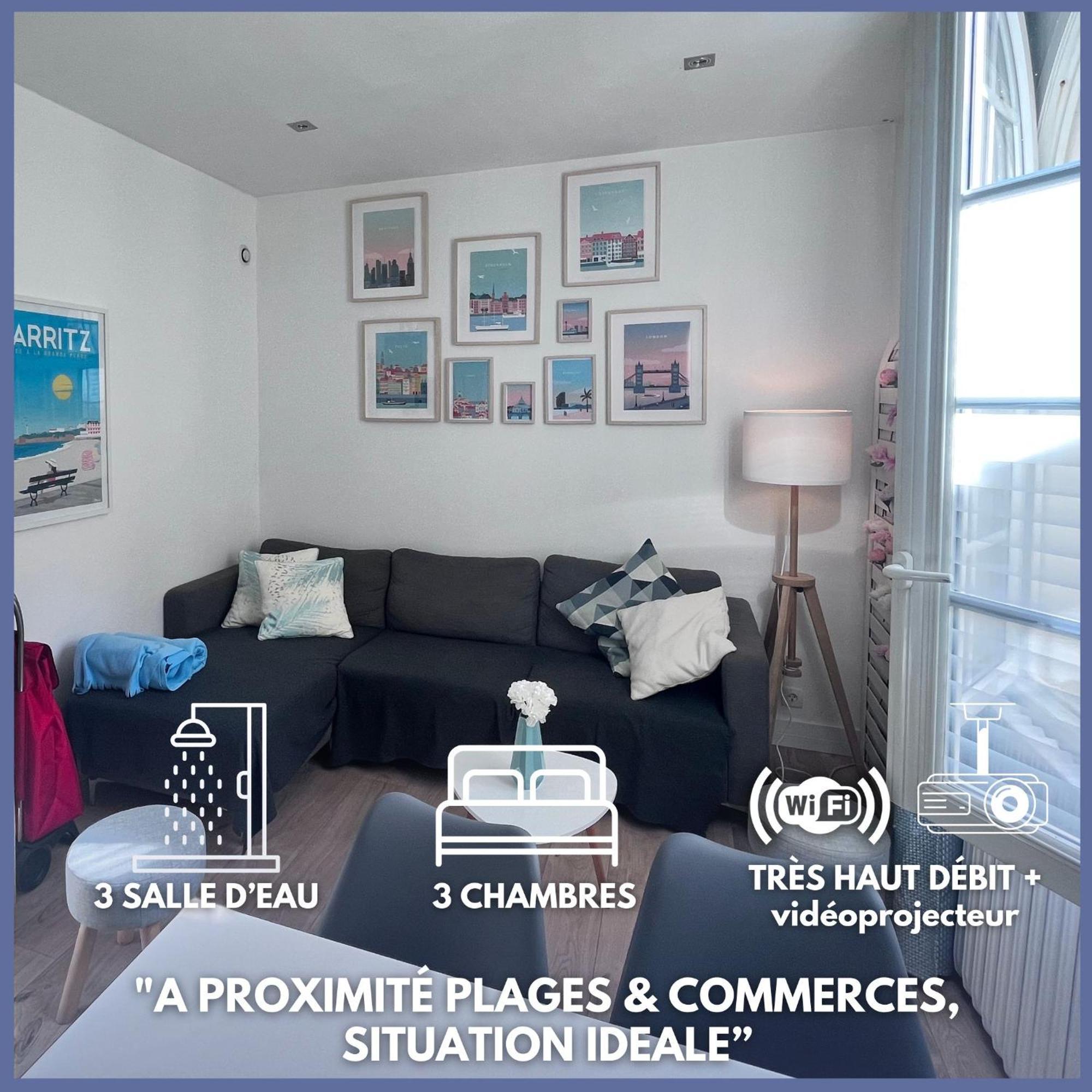 Chalet Basque 6 Couchages Centre Ville Biarritz Esterno foto